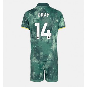 Tottenham Hotspur Archie Gray #14 Dětské Alternativní dres komplet 2024-25 Krátký Rukáv (+ trenýrky)